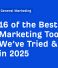 16 of the Best AI Marketing Tools We’ve Tried & Spied in 2025